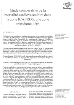 Étude comparative de la mortalité cardiovasculaire