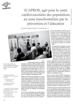 Icapros, agir pour la santé cardiovasculaire des populations par la prévention et l'éducation