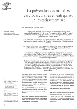 La prévention des maladies cardiovasculaires