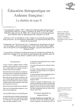 Éducation thérapeutique en Ardenne francaise